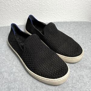 Rothy’s The Original Slip On Black Sneaker tennis shoes comfortable washable‎ 9